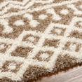 thumbnail image 5 of Hauteloom Kato Living Room, Bedroom Area Rug - Bohemian, Transitional - Plush Pile - Medium Brown, Ivory - 18" Sample, 5 of 10