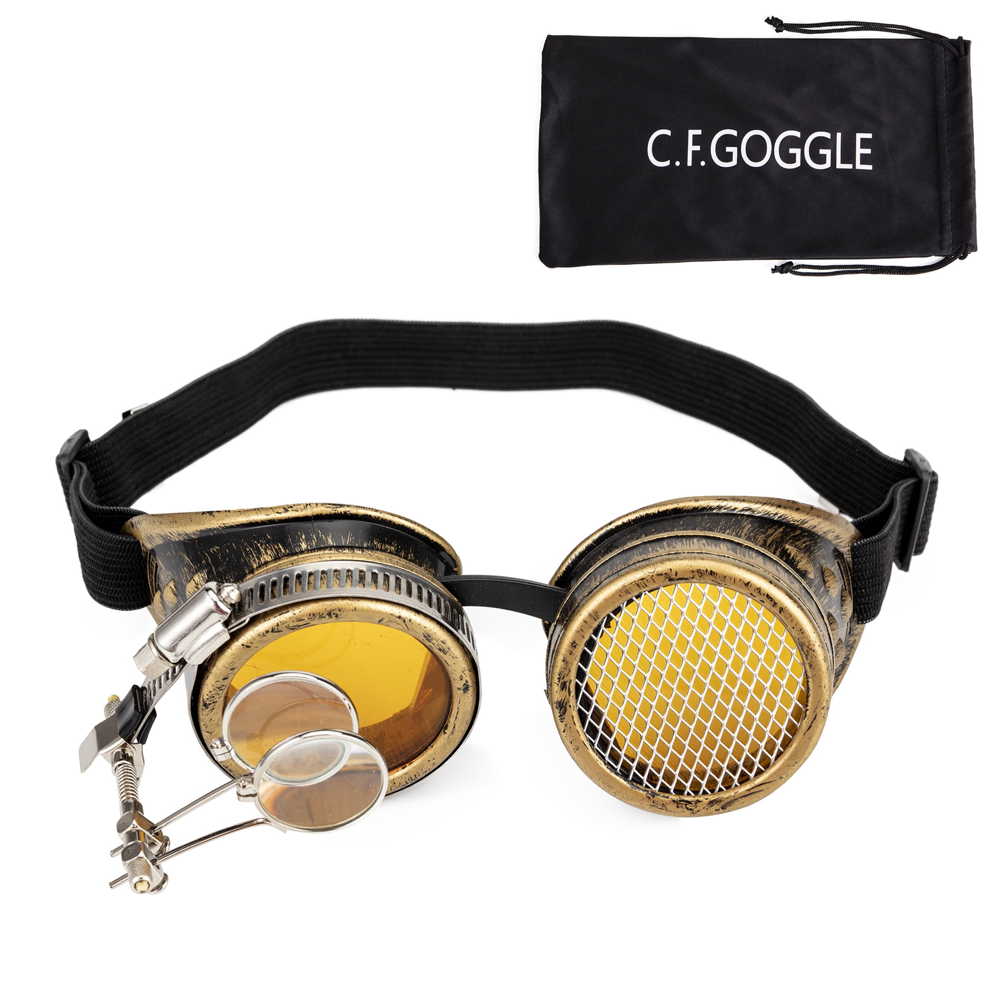 New C.F.GOGGLE Barbed Goggles Steampunk Glasses Welding Cosplay Costume Cool Men 