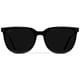 thumbnail image 2 of Lentes de Sol WearMe Pro Polarizados Clásicos Retro Cuadrados Negros, 2 of 8