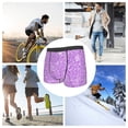 thumbnail image 4 of Balery Lilac Glittering Calzoncillos bóxer para hombre, ropa interior de algodón suave y transpirable con cinturilla de nailon-Small, 4 of 5
