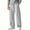 Gray, variant on FengLS Men's Casual Sweatpants Relaxed Wide Leg Trousers with Pockets Drawstring Elastic Waist Leisure Pants Fashion Solid Straight Long Pants