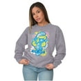 thumbnail image 5 of Retro Sassy Smurfette Love Corp Women Crewneck Sweatshirt Brisco Brands S, 5 of 6