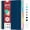 B-Navy Blue, variant on 8.5"x11" 5 Subject Spiral Notebook, 280 Pages Ruled Journal with Dividers, Wildflowers
