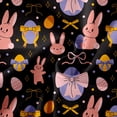 thumbnail image 6 of Tisuna Little Boys Pajamas Outfits Set Cartoon Print Long Sleeve Crew Neck Sleepwear Casual Soft Spring Kids Easter 2 Pieces Matching Set Black Size 2-3 Years, 6 of 6