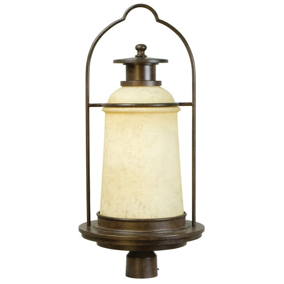 Craftmade Z4725-98 Portofino 1 Light Outdoor Post Mount Light - Bronze