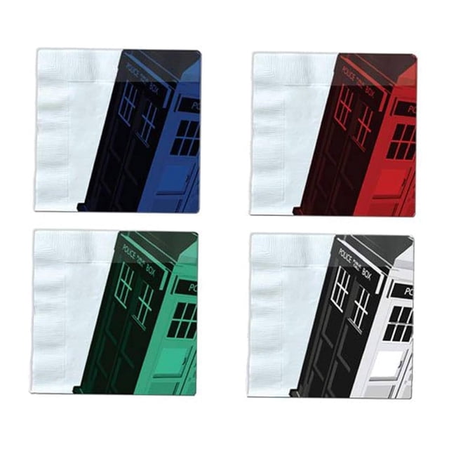 Juego de servilletas Underground Toys Doctor Who TARDIS Iconic Color x20