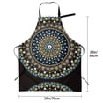 thumbnail image 5 of Picia Dot Mandala Waterproof Apron for Unisex Adult - Adjustable Bib Apron with Pockets, Ideal for Cooking, Gardening, Painting, and Household Chores, 5 of 9
