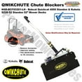 thumbnail image 2 of Qwikchute Chute Blocker Compatible with Bobcat Quickcat 4000 Standon & Kubota SZ26-52 Standon 52” Mower Decks  (QwickChute)NQD-BCFX5261-LH, 2 of 2