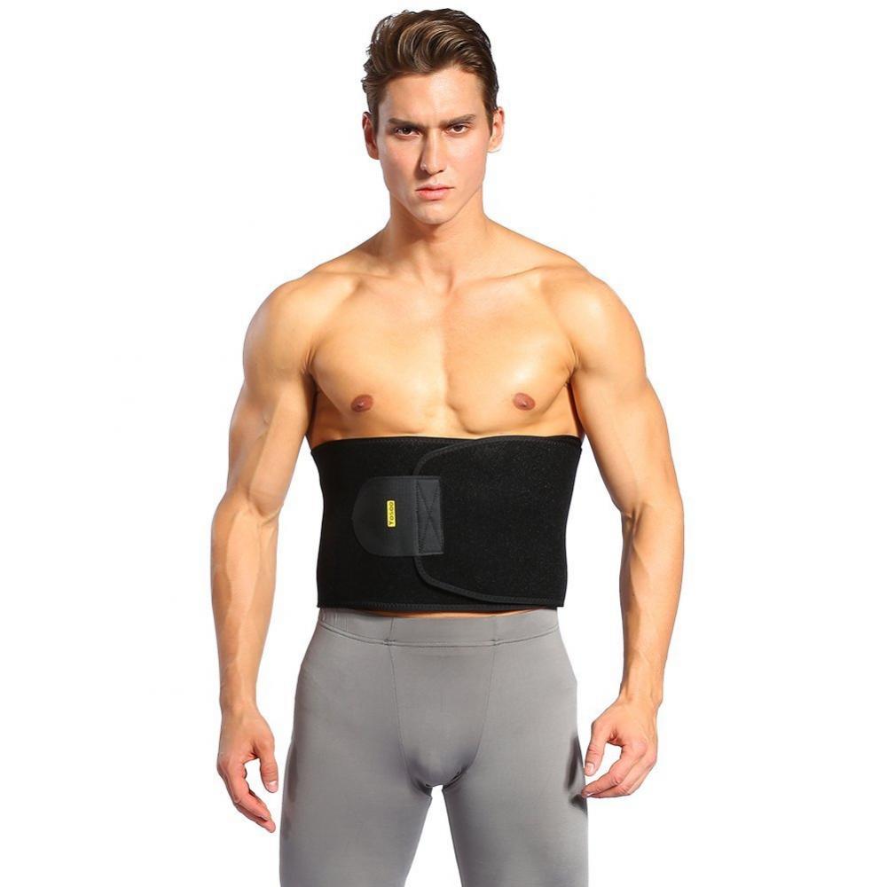 Details about / Waist Trimmer Exercise Wrap Belt Slimming Burn Fat Sweat Body Shaper