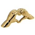 thumbnail image 2 of Love Gesture Hand Sculpture by Torre & Tagus - Gold, 2 of 3