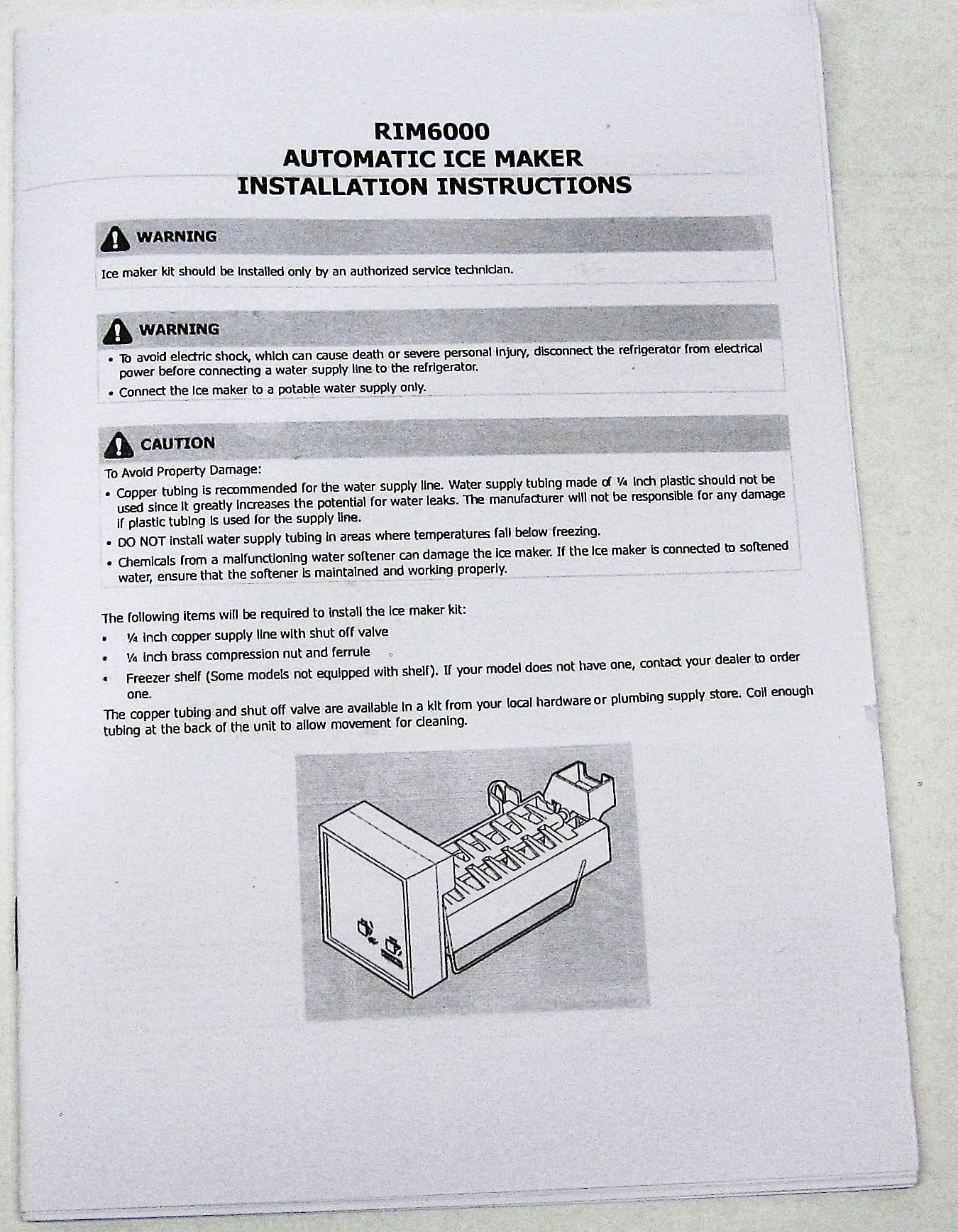 Refrigerator Icemaker Kit for Electrolux Frigidaire, 218736300 IM116000