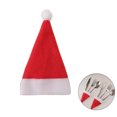 thumbnail image 1 of Gorro Navideño ANGGREK Juego de Cubiertos Decoración Funcional para El Hogar 7x11 cm Tela No Tejida, 1 of 8
