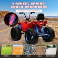 thumbnail image 4 of Accreate 24V Kids ATV, Two Seater Ride on Car 4WD Quad Electric Vehicle, 4x100W Powerful Engine, 4 of 6