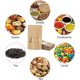 thumbnail image 4 of Lote de 200 bolsas de alimentos Kraft con ventana KAIYANG 12 bolsas zip reutilizables 20 cm TALLA 1, 4 of 4