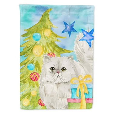Carolines Treasures CK3125GF Persian Christmas Presents Flag Garden Size  Small multicolor