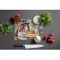 thumbnail image 5 of Basset Hound Fall Kitchen Pumpkins Glass Cutting Board Large 12 in x 15 in, 5 of 5