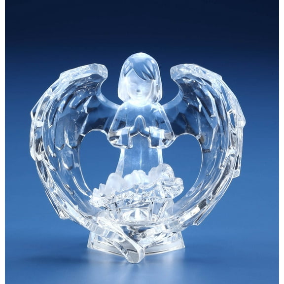 Icy Giftware LED Lighted Small Guardian Angel Christmas Figurine Decoration - 4"