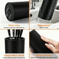 thumbnail image 4 of MYVIT Knife Holder Universal Block without Knives for 12-Piece Knives,Compact Round Countertop Empty Knife Storage Organizer, 4 of 9