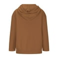 thumbnail image 6 of Bnwani Hoodies for Big Girls Long Sleeve Oversized Fleece Sweatshirt Cute Plain Tops Pullover, 6 of 8