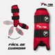 thumbnail image 5 of ESPINILLERA,PROTECTOR DE BATEO BEISBOL, ROJO/NEGRO, FELTER, 5 of 5