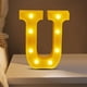 thumbnail image 4 of Xihbxyly Luces Led con Alfabeto, Diseño de Mensaje Personalizable, Bombillas Led Brillantes de Bajo Consumo, Fácil Instalación En Paredes o Ventanas, Decoración para Fiestas y Bodas, Funciona con Pil, 4 of 5