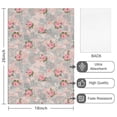 thumbnail image 2 of 2 Pcs Pioneer Flower Floral Print Pattern Kitchen Towels, Funny Microfiber Dish Towel Set, 18" X 26" Tea Towels, 2 of 6