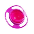thumbnail image 3 of 1pc Magic Bowl 360 Rotating Splash-proof Gyro Bowl With Lid（red）, 3 of 3