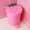 C001- Pink, variant on Bedroom Trash Can with Lid, Small Plastic Trash Can, Cute Pink Room decor, 8X10 in, 1 Pc, Trash Can Plastic, Vehicle desk Waste Storage
