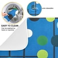 thumbnail image 2 of Yayeee Dish Drying Mat for Kitchen Counter 16"x18" Microfiber Absorbent Pad, Blue Abstract, 2 of 7