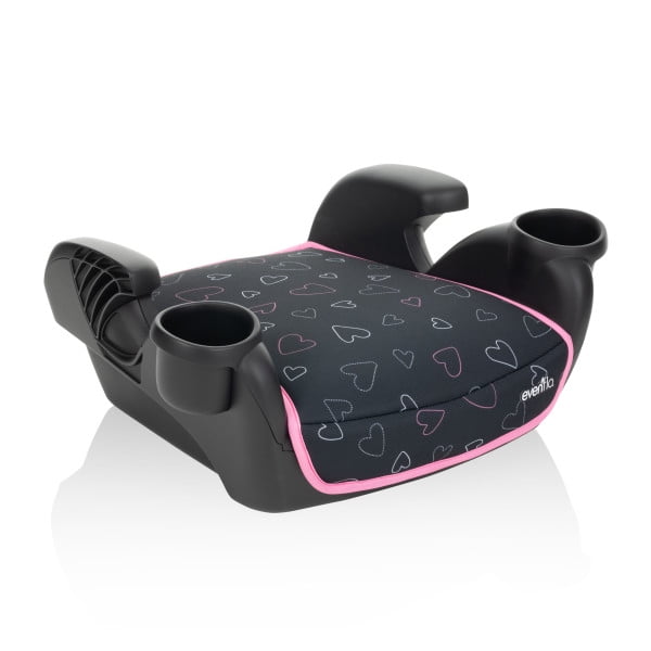 Amore Pink Evenflo GoTime No Back Booster Car Seat 