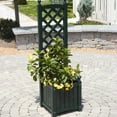thumbnail image 1 of DMC Lexington Wood Planter Box with Trellis, 1 of 4