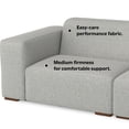 thumbnail image 4 of Rex 2-Seater Modular Sofa and Ottoman Set in Tightly Woven Performance Fabric, 4 of 14