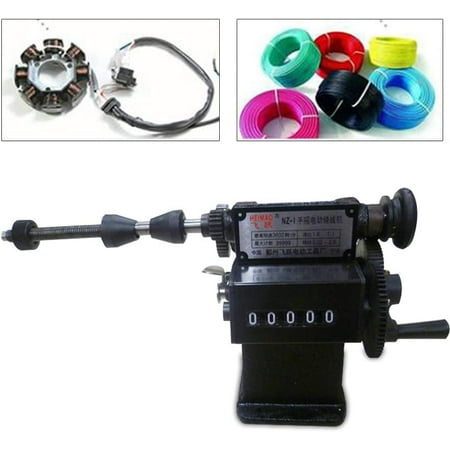 

YIYIBYUS Manual Coil Winding Machine Double Purpose Coil Winder with Counter 0-99999