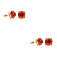 thumbnail image 4 of Qarigey Glitter Stud Accesorios populares Square Party Pendientes Aniversario Regalo Señora Decoraciones diario Simple Pendiente Boda Rojo Rojo 2piezas Qarigey CBP305361, 4 of 5