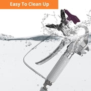 High Efficiency Stand Airless HVLP Paint Sprayer with Extension Rod, Piston Pump, Adjustable Control, Thinning-Free, Time-Saving, Range of Reach