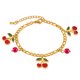 thumbnail image 1 of Pulsera con dijes de acero inoxidable Cherry para mujer, 1 of 4