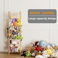 thumbnail image 3 of SpaceAid Wood Stuffed Animal Storage Organizer, 15.8" Wide, Natural, 3 of 5