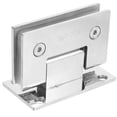 thumbnail image 3 of DEEPCRAFF 1Pcs Durable Installation Glass Shower Door Hinge 9x6.5cm in Silver for Homeowners and Contractors, 3 of 8