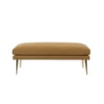 thumbnail image 1 of Oliver Mid-Century Entryway Bench Gold, 1 of 11