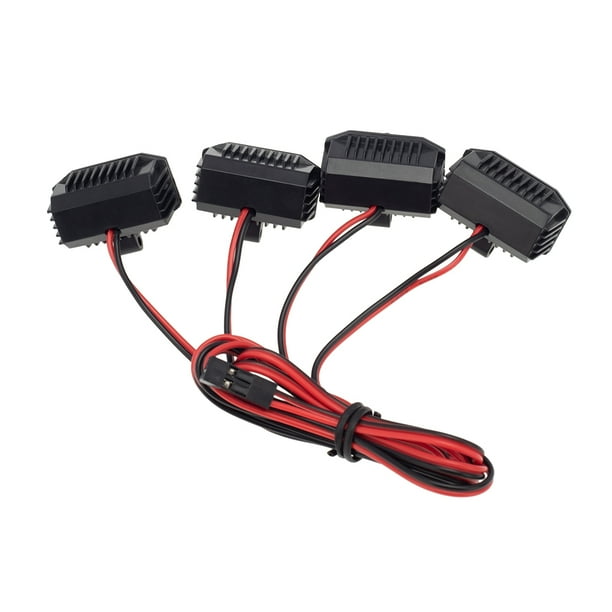 Bewildely Dual LED 5050 Square RC Bumper Light Juguetes automotrices Mantenimiento profesional Coches de juguete Piezas de Kits de construcción modelo Tipo 2
