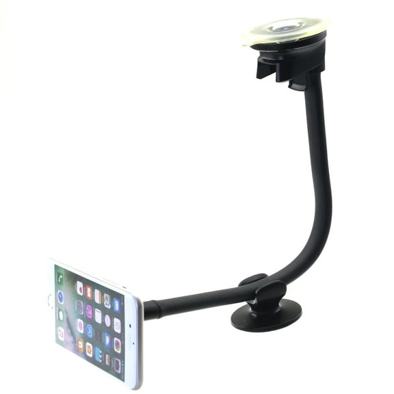 Magnetic Car Mount for Samsung Galaxy S24 Ultra/Plus - Holder Dash Windshield Strong Grip Long Gooseneck