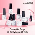 thumbnail image 3 of Candy Lover Jelly Gel Nail Polish Kit, 6 Colors Translucent Jelly Sheer Pink Grey Red Gel Polish with Top and Base Coat, Soak Off UV LED Nail Polish, Nail Art Gift Set for Women, 3 of 11