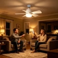 thumbnail image 4 of MKHSQHDG Clearance Elegant Ceiling Fan Light with Integrated Led Pendant and Reversible for Modern Living Spaces, 4 of 8