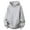 Grey, variant on Men Hoodies Winter Hoodies for Men Pullover Hooded Sweatshirt With Half Zip Design for Everyday Wear