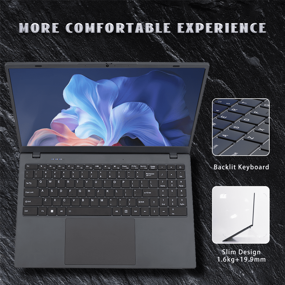 Ningmei NL100P 15.6 Inch Laptop, Intel Celeron N5095, 16GB RAM