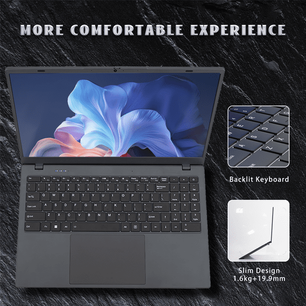 Ningmei NL100P 15.6 Inch Laptop, Intel Celeron N5095, 16GB RAM