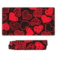 thumbnail image 6 of XMXT Non-Slip Gaming Mouse Pad, Various Love Illustrations Mousepad Computer Keyboard Mats Desk Pads Office Decor Accessories, 15.8"x29.5", 6 of 8