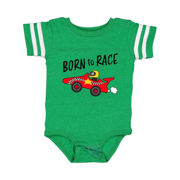 Inktastic Born to Race Red Race Car Boys or Girls Baby Bodysuit