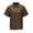 17C# Camel, variant on Polo Shirts for Men Classic Button Lapel Vintage Distressed Shirt Summer Regular Fit Short Sleeve Acid Wash Tops Navy L