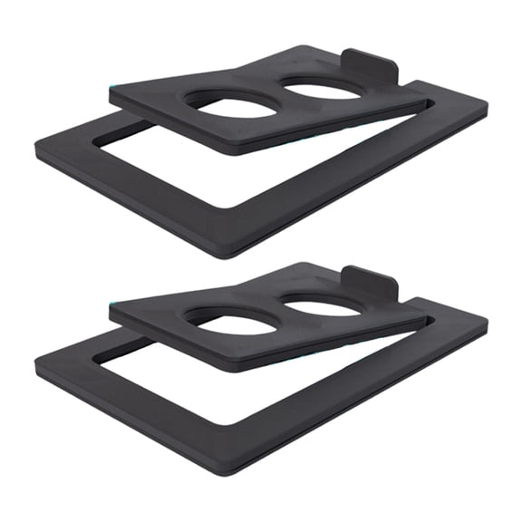 AOOOWER 2Pcs Heavy Duty Metal Speaker Stands for 8 Inch Speakers Feature Nonslip Base Ensuring Secure Placement